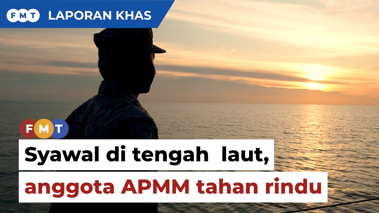 Syawal di tengah lautan, anggota APMM cekal tahan rindu