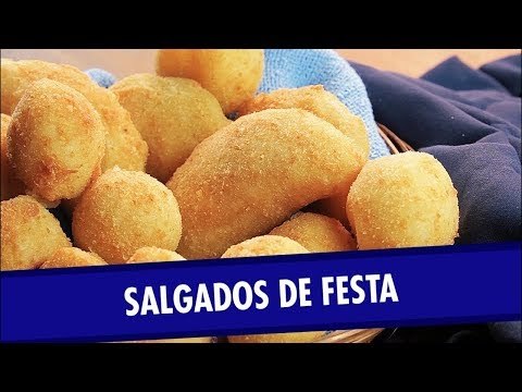 Receita de Salgados para festa