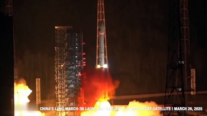 Blastoff! China’s Long March 3B launches Tianlian II-04 data relay satellite