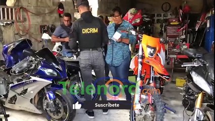 DICRIM y fiscalía realizan operativo en taller de motocicletas de alto cilindraje en SFM