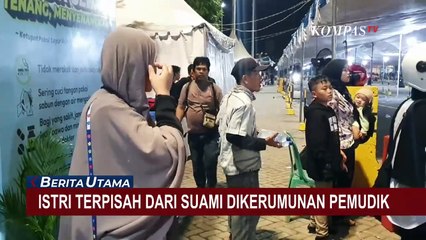 Terpisah di Kerumunan, Pemudik Ibu dan Anak Akhirnya Bertemu Suami di Pelabuhan Ciwandan