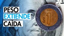 Peso mexicano extiende caída por preocupaciones sobre aranceles
