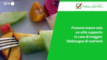 Ansa VERIFIED - Gli integratori alimentari possono sostituire una dieta sana ed equilibrata?