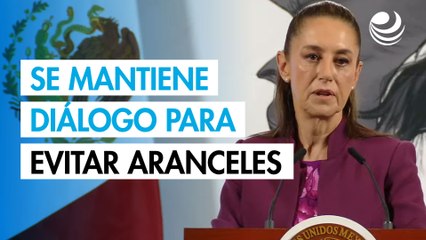 Sheinbaum aclara que se mantiene diálogo con Estados Unidos para evitar los aranceles a los autos