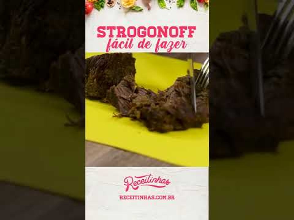 Como fazer o estrogonofe perfeito? Receita completa! | Receitinhas #shorts