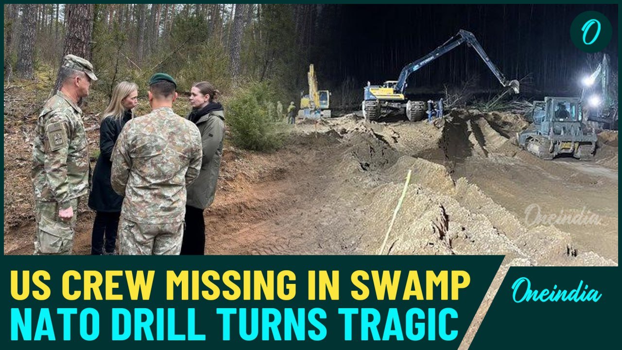 US Crew Missing After NATO Vehicle Sinks in Lithuanian Swamp During Military Exercise Near Belarus