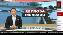Américo Villareal y Protección civil evaluarán daños por inundaciones en Reynosa