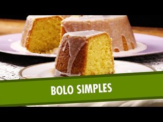 Receita de bolo simples