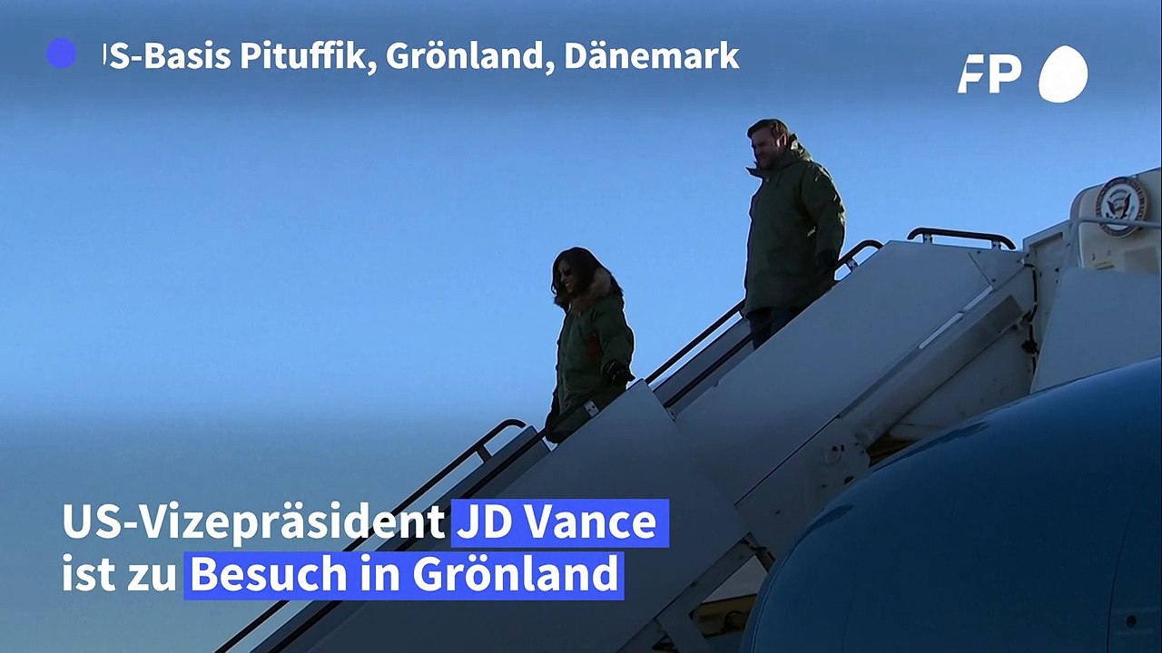 US-Vizepräsident Vance besucht Grönland