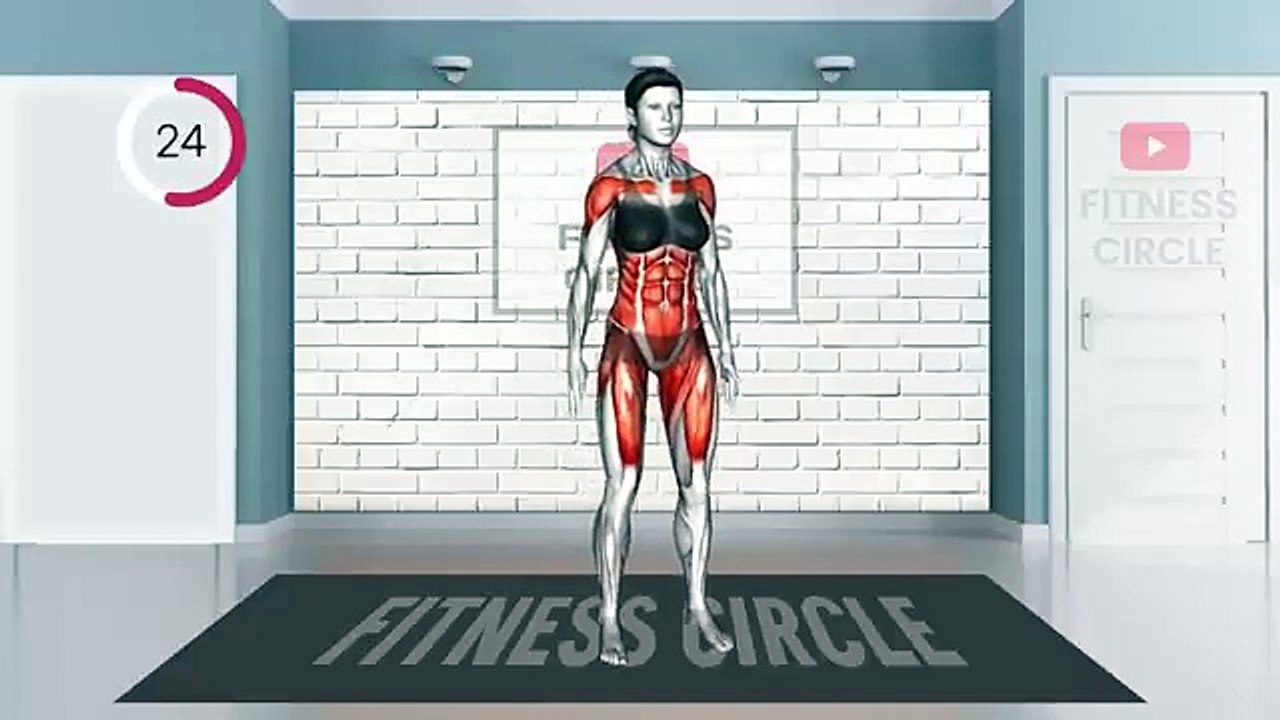 REDUCE Your 'DONUT BELLY' in Just 4 Weeks ➜ 30 minute STANDING Workout _ Exercises To Lose Fat