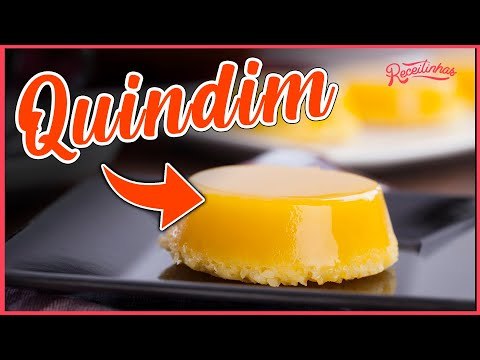 RECEITA DE QUINDIM COM APENAS 5 INGREDIENTES | RECEITINHAS