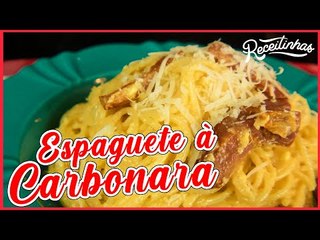 Espaguete à Carbonara : Fácil e rápido de fazer (Passo a Passo) | Receitinhas