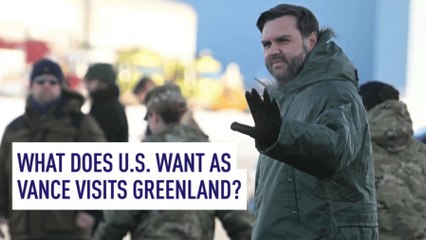 What does U.S. want as Vance visits Greenland?