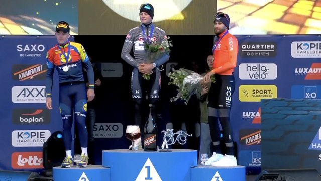 Cyclisme - E3 Saxo Classic 2025 - Mathieu van der Poel large vainqueur après un raid solo de 40 kms... Wout Van Aert a déçu