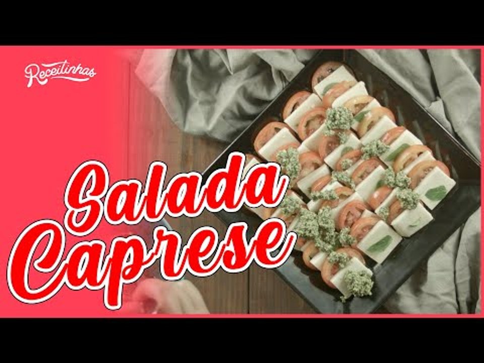 SALADA CAPRESE: RECEITA FÁCIL DE FAZER COM POUCOS INGREDIENTES | RECEITINHAS