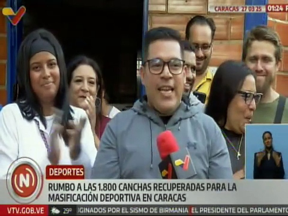 Gobierno de Caracas rehabilita cancha deportiva en Terrazas de Arauca en la UD4 Caricuao