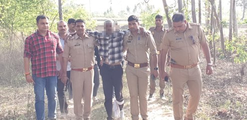 मुजफ्फरनगर पुलिस की बदमाशों से मुठभेड़