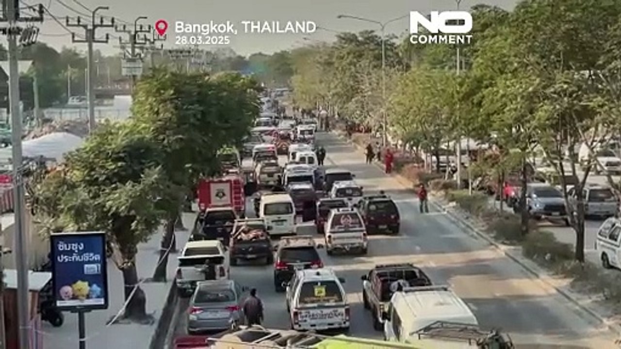 Powerful earthquake in Myanmar rocked Thailand capital Bangkok