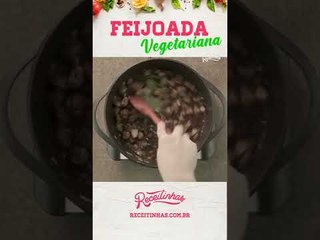 Como fazer feijoada vegetariana fácil? #Receitinhas #shorts