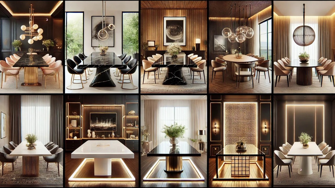 Stunning dining table design