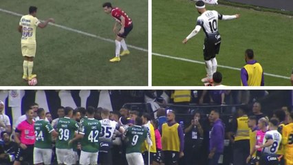 Memphis Depay aplica una ''Mozumbiña'' y desata pelea entre Corinthians y Palmeiras