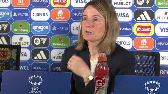 Bompastor shifts Chelsea’s focus to WSL title after Champions League heroics