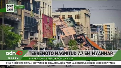 Así fue el impresionante terremoto magnitud 7.7 que azotó a Nyanmar y Tailandia