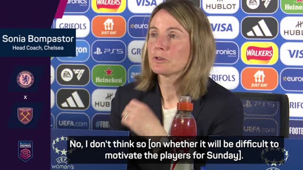 Bompastor shifts Chelsea’s focus to WSL title after Champions League heroics