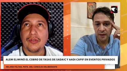 Alem eliminó el cobro de tasas de Sadaic y Aadi Capif en eventos privados