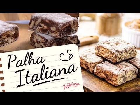 RECEITA DE PALHA ITALIANA CLÁSSICA (COM BISCOITO MAIZENA) | RECEITINHAS