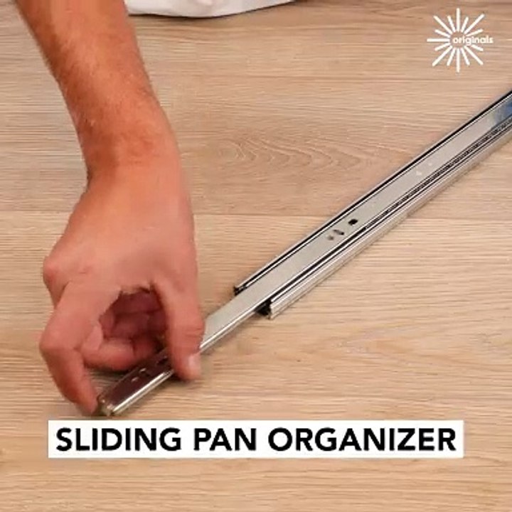 DIY hanging rack for pans 🛠️🍳