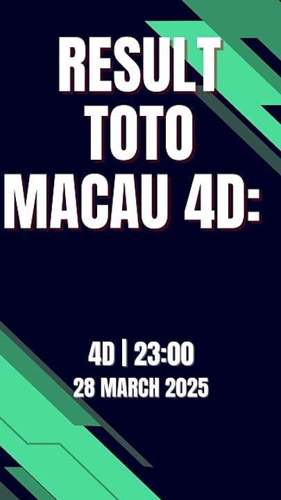 LIVE DRAW TOTO MACAU 4D JAM 22.00 HARI INI 28 MARET 2025 | RESULT TOTO MACAU | LIVE TOTO MACAU | LIVE DRAW MACAU | LIVE MACAU