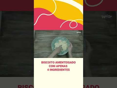 COMO FAZER BISCOITOS AMANTEIGADOS RÁPIDO | RECEITINHAS