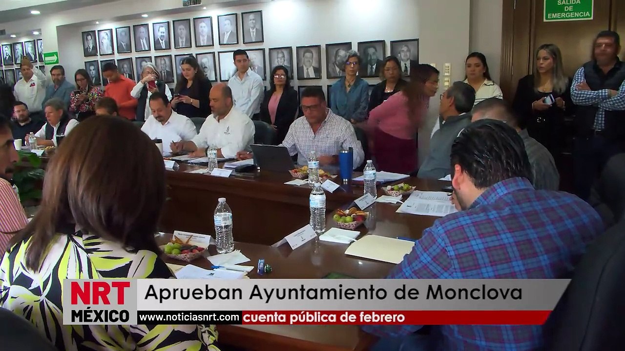 Aprueban Ayuntamiento de Monclova cuenta pública de febrero