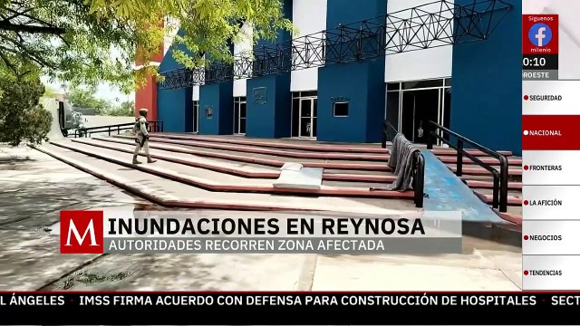 Activan albergues para personas afectadas por inundaciones en Reynosa