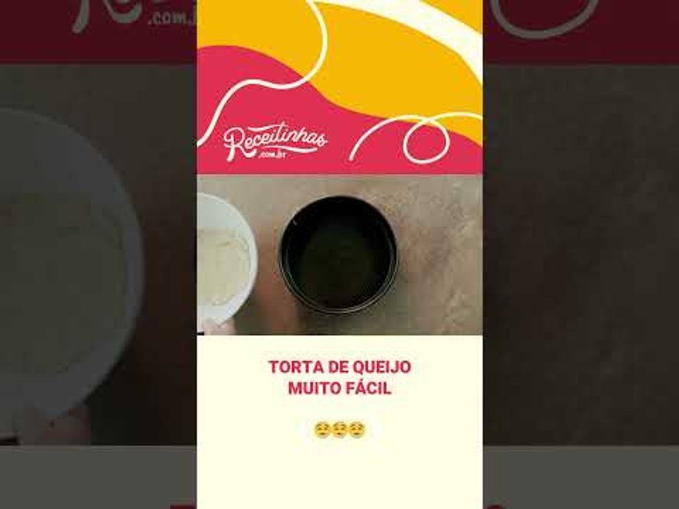 TORTA DE QUEIJO MUITO FÁCIL DE FAZER | RECEITINHAS