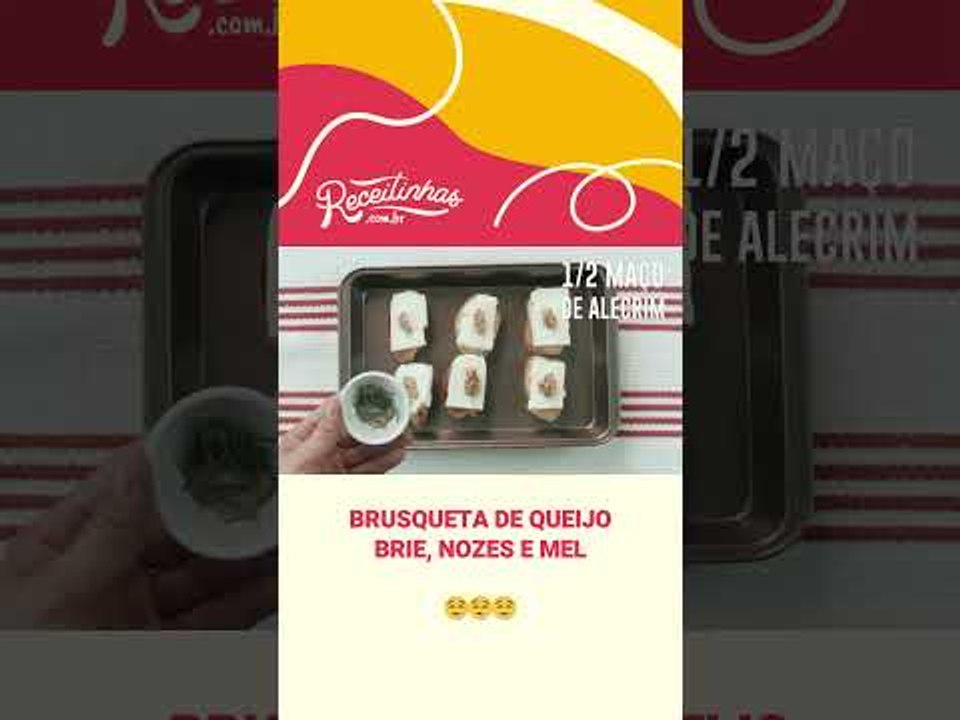 COMO FAZER BRUSQUETA COM PÃO FRANCÊS E QUEIJO | RECEITINHAS