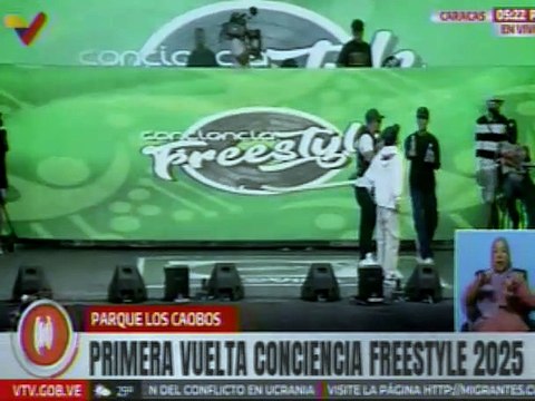 Primera Vuelta de Conciencia Freestyle 2025 se realiza en el Parque Los Caobos de Caracas