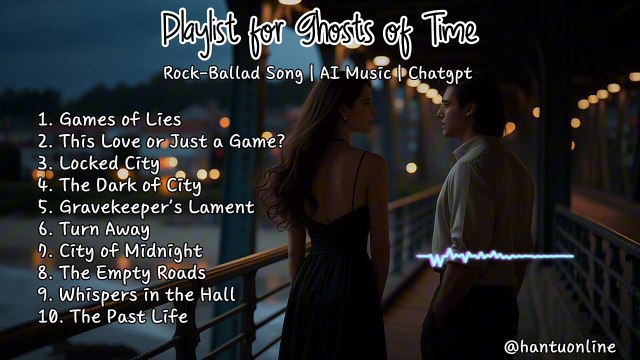 Playlist for Ghost of Time | Rock-Ballad Song | AI Music | Chatgpt | English Song
