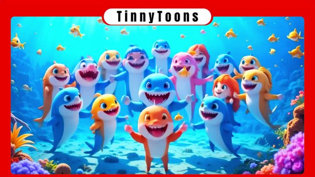 🎶Baby Shark Song for Kids | Fun Dance & Sing-Along | Easy Rhymes for Nursery Toddlers #NurseryRhyme #BabySharkSong #KidsSongs #PreschoolSongs #ToddlersLearning #NurseryRhymes