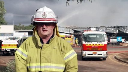 Blaze engulfs Alice Springs small business