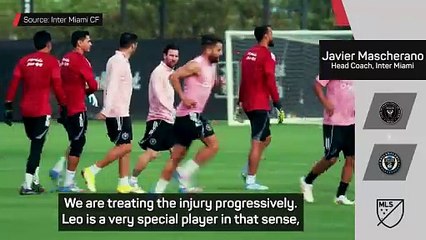 Mascherano provides update on Messi ahead of Philadelphia clash