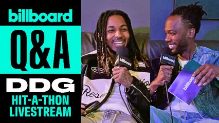 DDG’s Hit-A-Thon Interview: Creating An Album On Live Stream, Blueface’s Release & More | Billboard News
