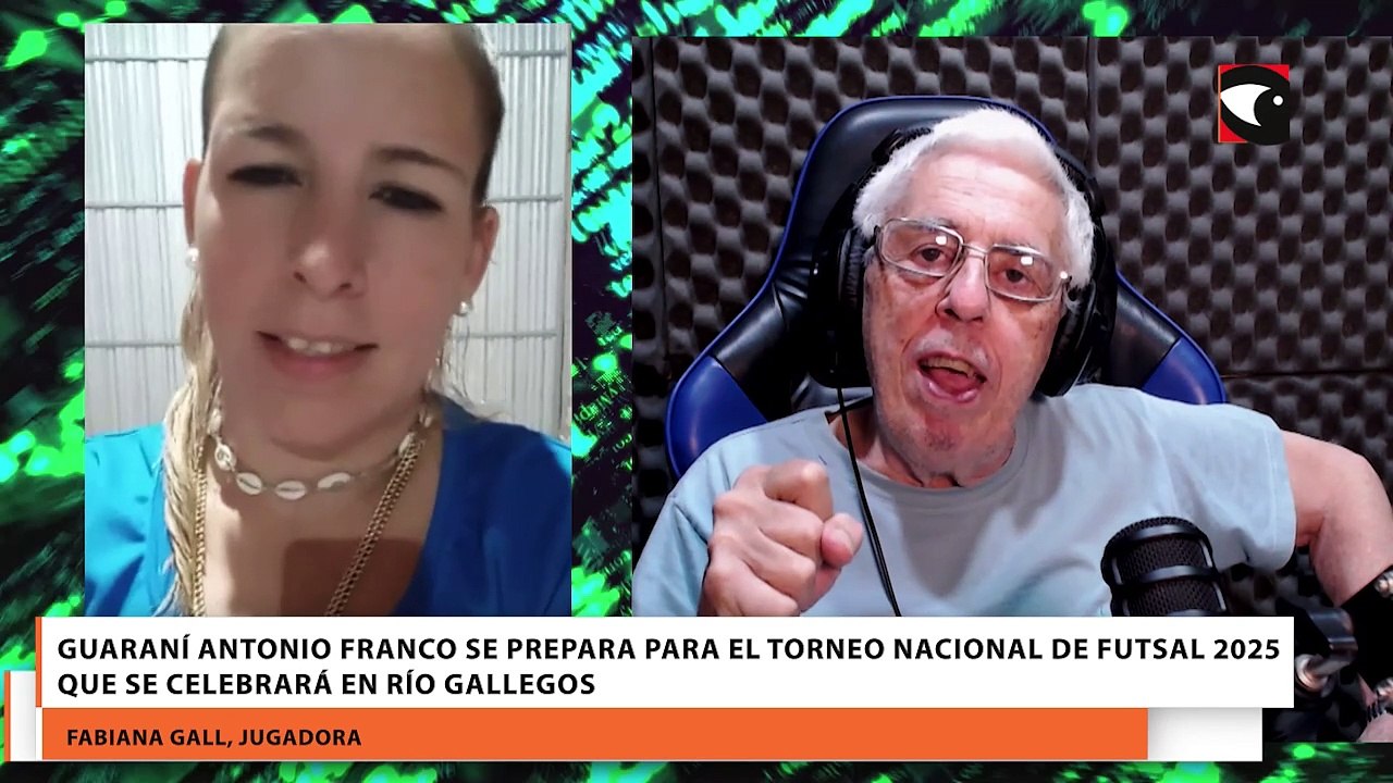 Guaraní Antonio Franco se prepara para el Torneo Nacional de Futsal 2025 que se celebrará en Río Gallegos