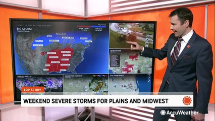 Powerful storms pose a serious concern for the Midwest this weekend