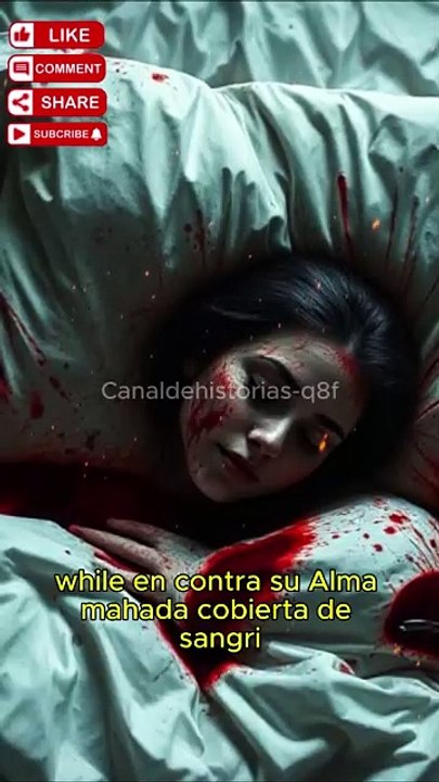 La historia de suspenso de la almohada manchada de sangre