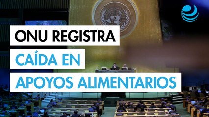 ONU registra caída de 40% de su financiación para ayuda alimentaria