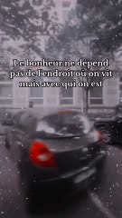 Le bonheur ne dépend pas de l'endroit où on vit mais avec qui on est #motivation #conseils #inspiration #success #citation #proverbe #conseil