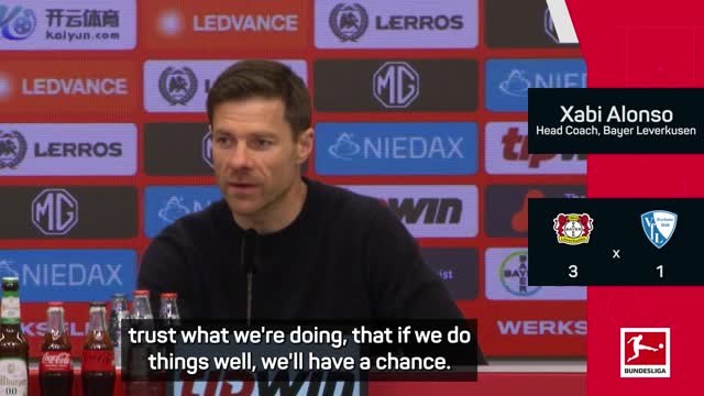 'We've done our job' - Alonso's Leverkusen beat Bochum to pile pressure on Bayern