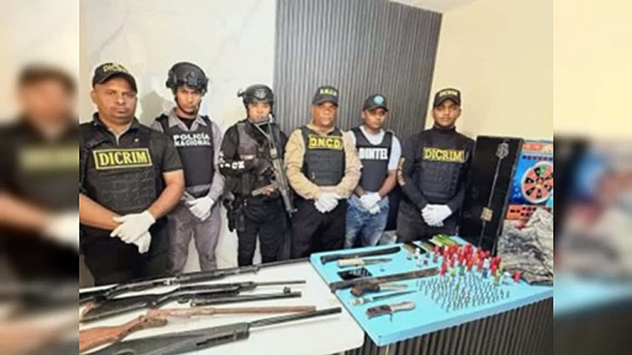 Autoridades ocupan armas de fuego en Barahona